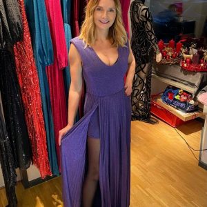 Abendkleid M1549 purple