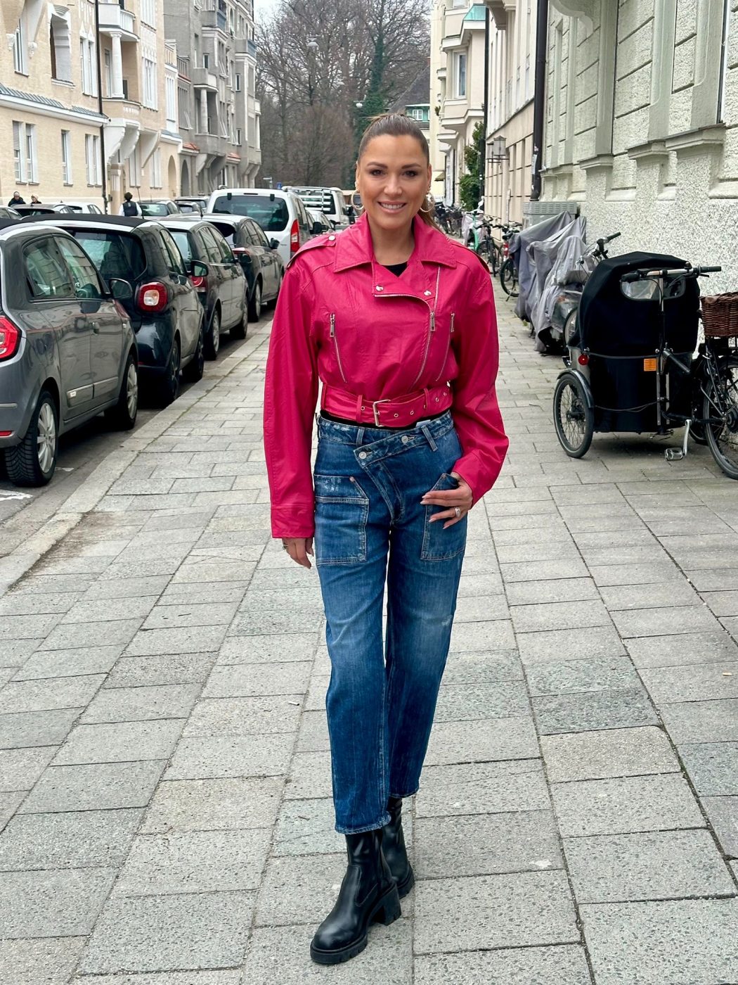 Jeans Cosy Pocket Blue