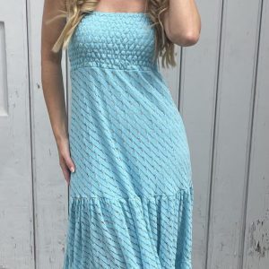 Kleid lang Turchese 4319115