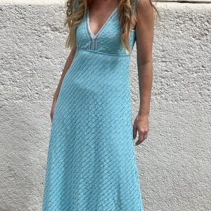 Kleid lang Turchese 4319113