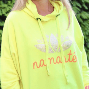Hoodie Namaste Stone gelb