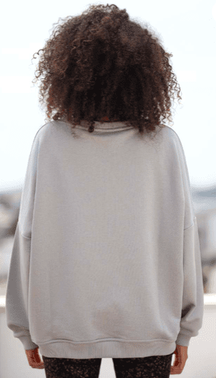 Roundneck Be happy Heartface – Bild 3