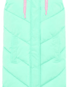 Steppweste lang "Smile" türkise