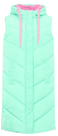 Steppweste lang "Smile" türkise