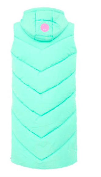 Steppweste lang "Smile" türkise – Bild 2