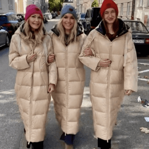 Steppmantel lang beige VICOLO