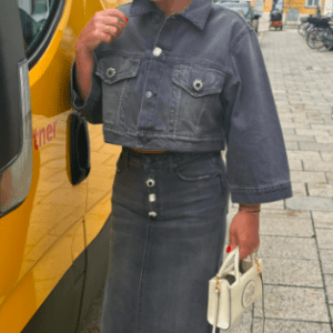 Jeansjacke Grau VICOLO