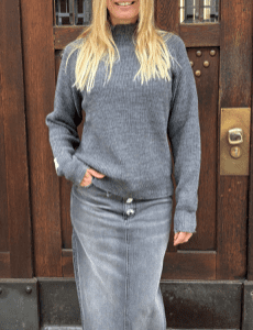 Jeansrock Grau VICOLO