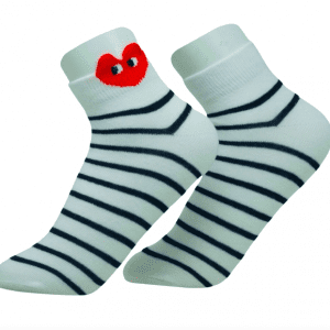 See me Socken weiß-gestreift