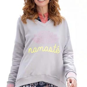 V- Neck Sweather Namaste stone