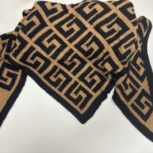 Schal Just Eve schwarz braun ( F- Style)