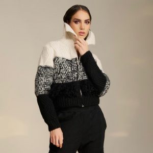 Strickjacke - Art. 4322083 Black white