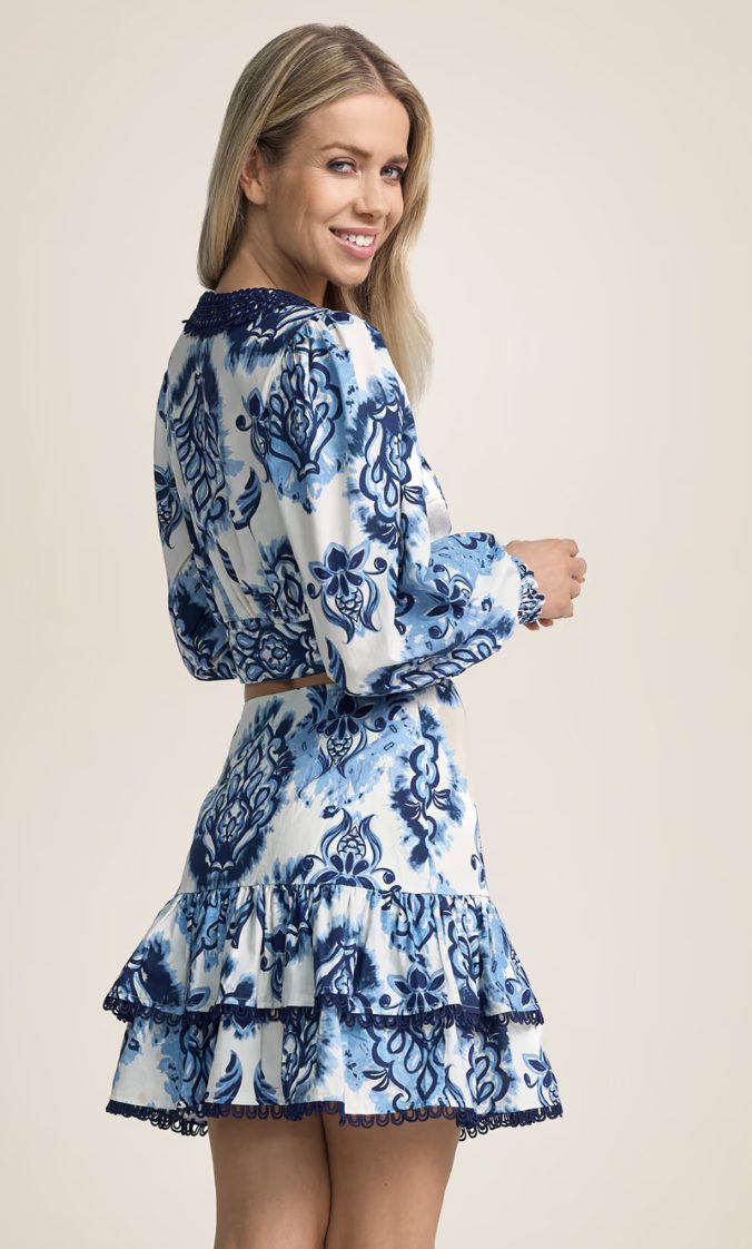 Claire Luise - Floraler Minirock – Bild 3