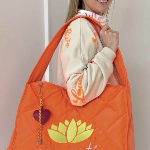 Quitted Bag Namaste Miss Goodlife coral