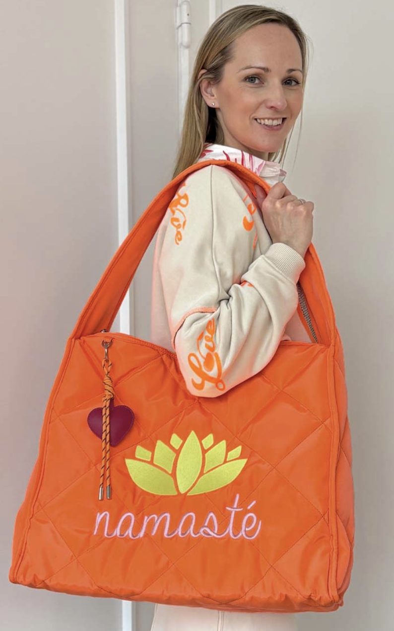 Quitted Bag Namaste Miss Goodlife coral