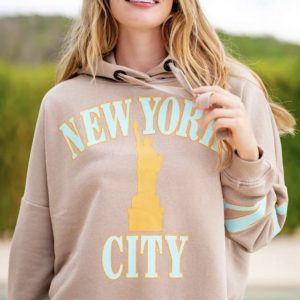 Hoodie New York City sand