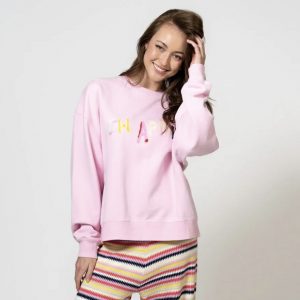 OVERSIZED SWEATER VARIED OH APRIL SOFT BLUSH