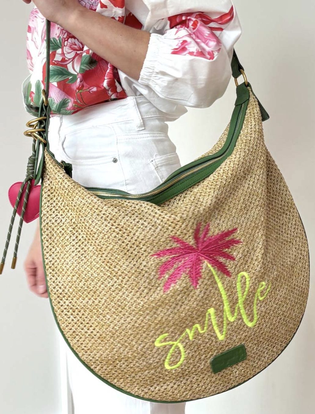 Miss Goodlife Beachbag - green