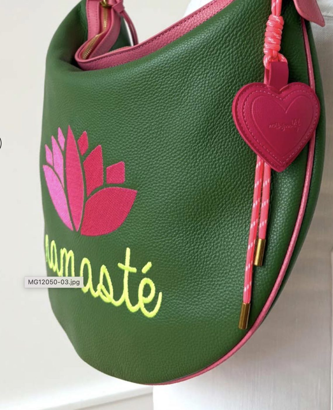 Miss Goodlife Leatherbag - green – Bild 2