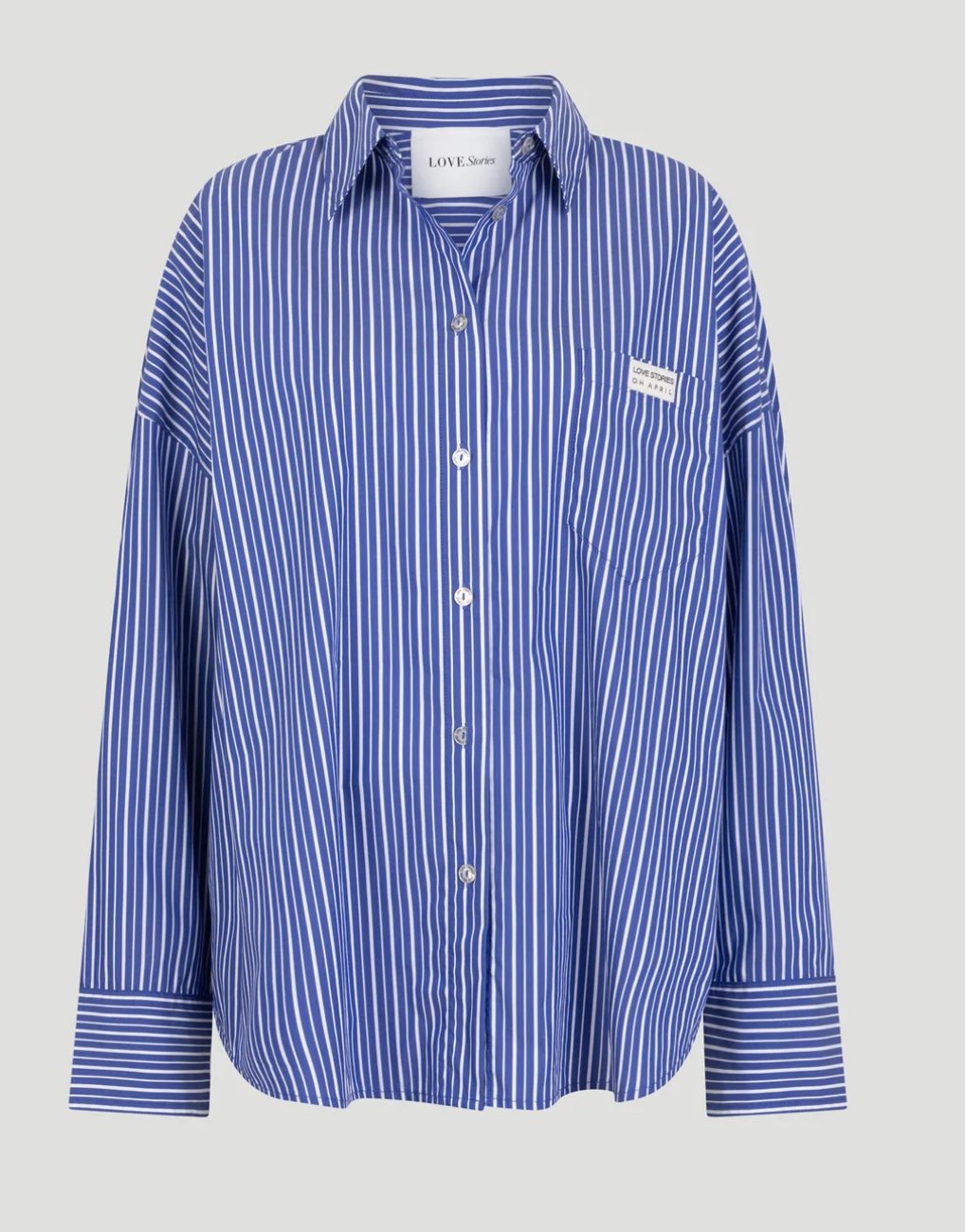 Oh April Hailey Shirt Blue – Bild 3