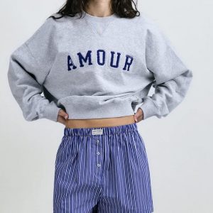 Oh April James Short Blue