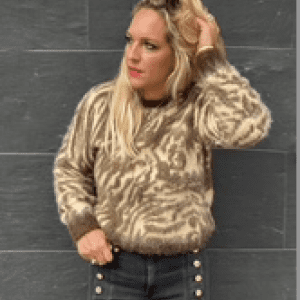 VICOLO Pullover braun -beige