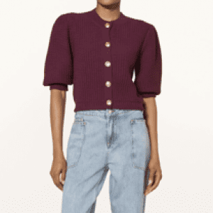 BASH Strickjacke Garance bordeaux