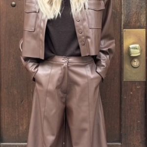 VICOLO Lederhose braun