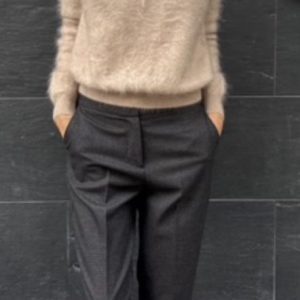 Sandro Ferrone Hose grau kariert