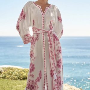 Miss June Maxikleid Dana pink