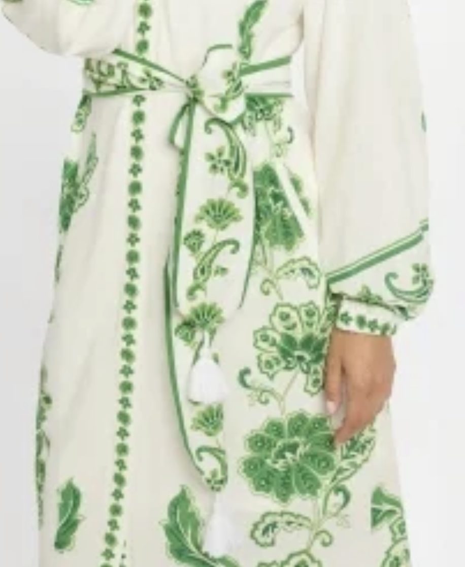 Miss June Maxikleid Dana grün – Bild 2