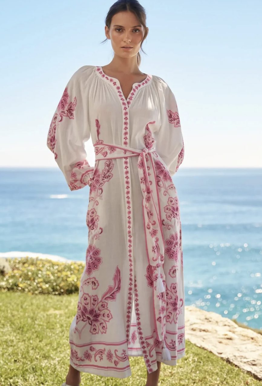 Miss June Maxikleid Dana pink